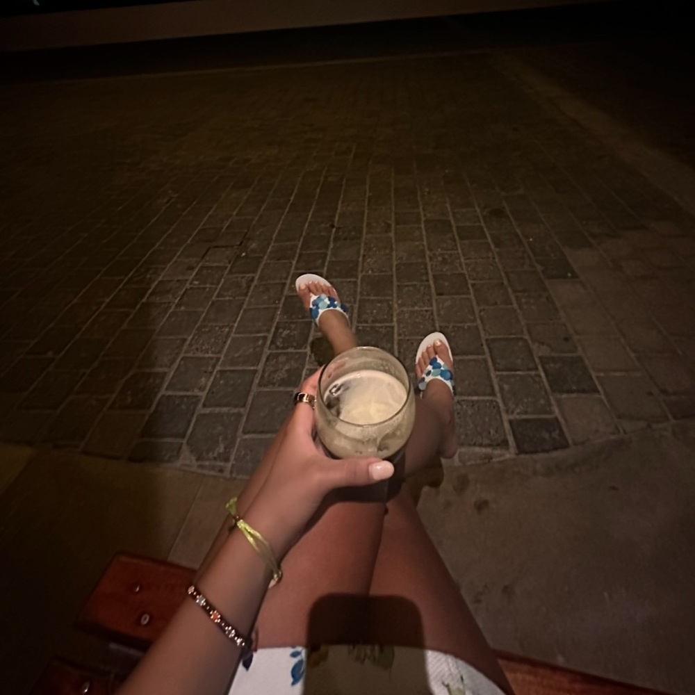 Blue White Strappy Sandals Leather Italian Heels